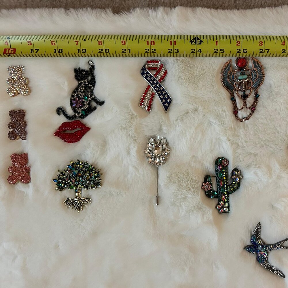 Brooch Bonanza – 40+ Vintage & Modern Pins – Start Your Collection Today!